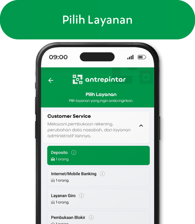 Pilih Servis